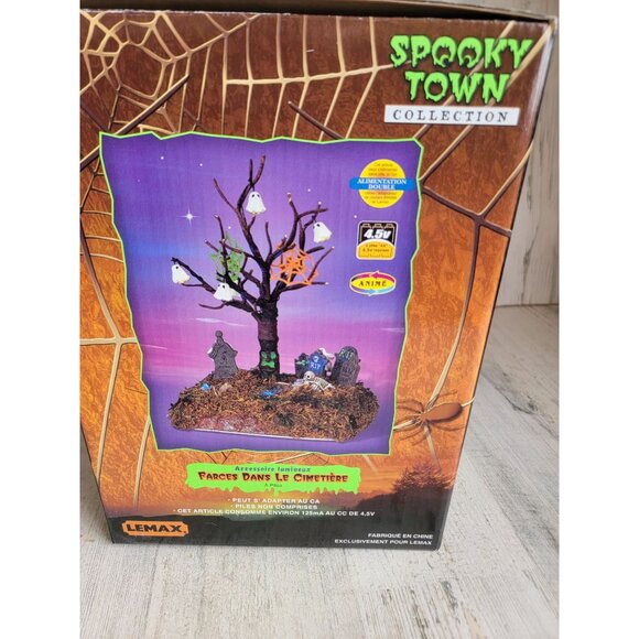 Spooky town lemax Cemetery Capers Halloween Village accessory - Picture 4 of 6